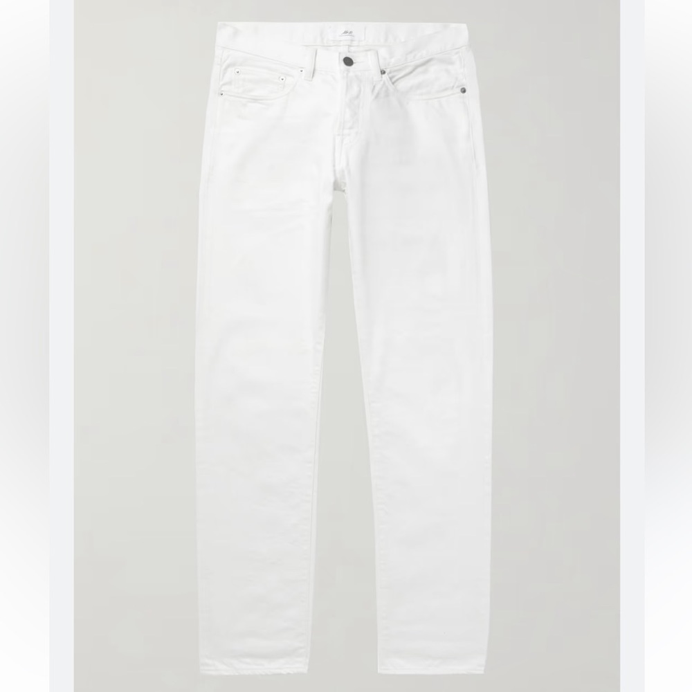 Zara Slim Fit Premium Denim Wear Collection White Stretch Jean Size 2